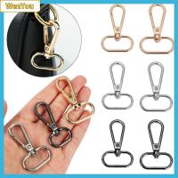 WENYOU 1pcs โลหะ DIY พวงกุญแจ แหวนแยก สายรัดกระเป๋า ตะขอ ปลอกคอ Carabiner Snap กุ้งก้ามกราม