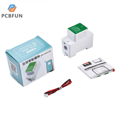 pcbfun เครื่องวัดมิเตอร์มิเตอร์วัดค่าพลังงานไฟฟ้าอัจฉริยะ Tuya AC เฟส Din Rail เดียว WIFI เครื่องวัดการบริโภคไฟฟ้าโวลต์แอมป์มิเตอร์อัจฉริยะ