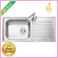 ซิงค์ฝัง 1หลุม 1ที่พัก MEX DLA101 สเตนเลสBUILT-IN SINK MEX DLA101 1B1D STAINLESS STEEL **พลาดไม่ได้แล้วจ้ะแม่**