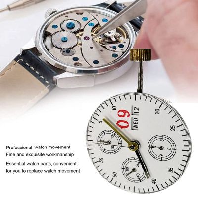7750 Watch Movement 7750 Six-Needle Double Calendar High-Precision Automatic Mechanical Movement Replacement Accessories