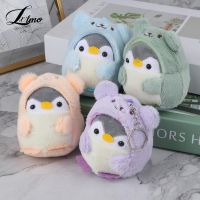 Cute Penguin Doll Keys Keychain Girls Cartoon Car Keyring Kawaii Women Bag Accessories Creative Cartoon Plush Doll Keychain