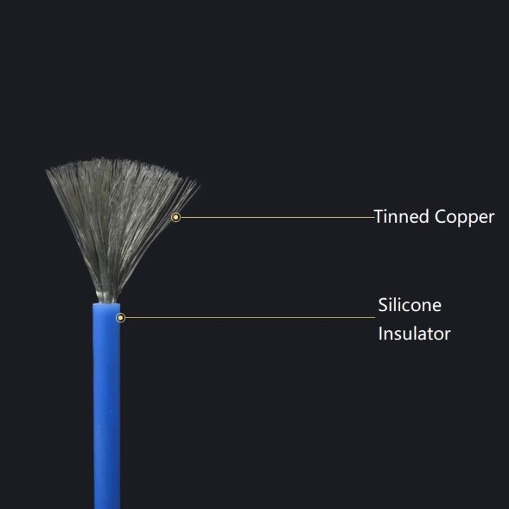 30awg-สายไฟฟ้านุ่มกันความร้อนหุ้มฉนวนสายไฟฟ้าเจล0-06มม-แบบ-diy-สายทองแดงซิลิโคนวงจรไฟฟ้าและชิ้นส่วน