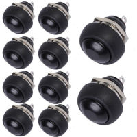 10 X Black 12mm Mini Momentary ONOFF Round Push Button Toggle Switch Sales