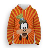 Goofy-Sudadera con capucha para hombre y mujer, ropa informal de gran tamaño con estampado 3D de dibujos animados de Disney, estilo Harajuku