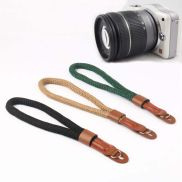 OFTBT Universal 1Pcs Belt Camera Accessories Leather Band Nylon Rope Wrist
