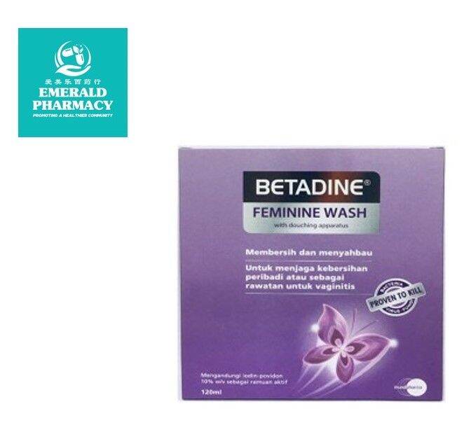 BETADINE Feminine wash Douche with Kit 120ml Lazada