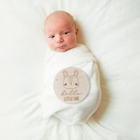 Various styles are available Wooden Personalized Baby Announcement Plaque sign Newborn Photo Prop Birth Arrival