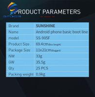 SUNSHINE SS-905F Phone Basic Boot Line Smart Power Cable for Powre Boot Test Cable