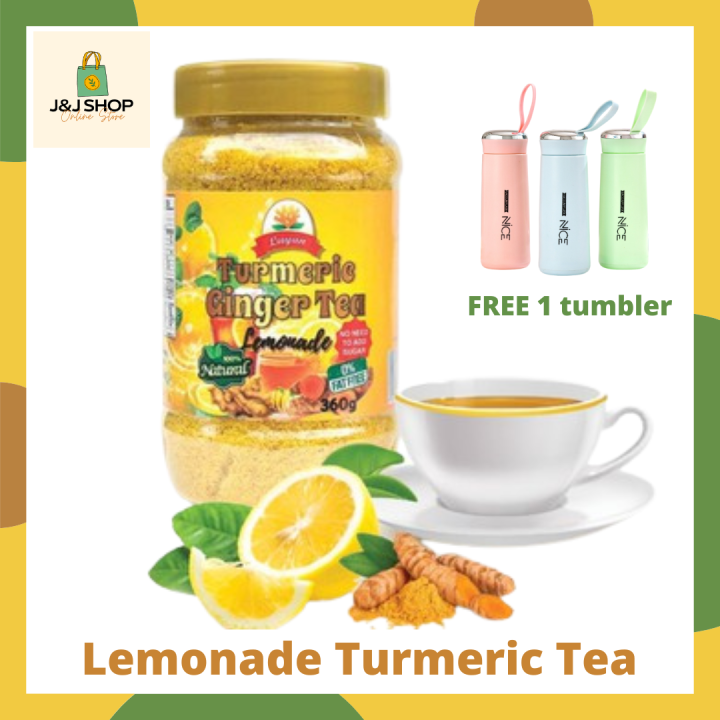 J&J Luyan Turmeric Powder Ginger Tea Lemonade 360 grams Lazada PH