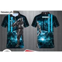 T132-KNIGHTS TACTICAL POLO SHIRTS Blue（Contact the seller, free customization）