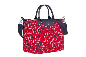 NWT Longchamp Le Pliage Neo Large Shoulder Tote Rouge Red 100