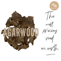 Aroma&amp;More  ไม้กฤษณา Agarwood chips (Oud) 5G, แก่นไม้กฤษณา สำหรับจุด เพื่อกลิ่นหอมอโรมาและเพิ่มพลังงาน 5g