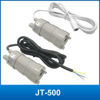 JT500ปั๊มจุ่มน้ำไฟฟ้าขนาดเล็กสามแกนพร้อมอะแดปเตอร์พลังงานแสงอาทิตย์600L ปั๊มน้ำไฟฟ้ากระแสตรง/ชั่วโมง12V 24V