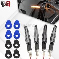 LED Turn Signals indicator For YAMAHA MT10 MT07 MT-09 2014 2015 2016 2017 2018 Motorcycle FRONT TURN SIGNAL Adapter MOUNT PLATES