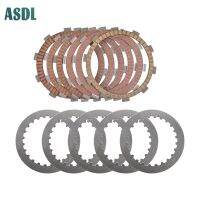 Motorcycle Engine Clutch Disc and Steel Plate Friction Plate Kit For YAMAHA YBR250 YBR 250 2007 2008 2009 2010 2011