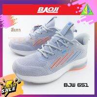 Baoji รุ่น BJW 651 รองเท้าผ้าใบ ผูกเชือก ใส่วิ่ง สำหรับ ผู้ชาย สำหรับออกกำลังกาย หรือสำหรับใส่ทำงาน ใส่เที่ยว น้ำหนักเบา