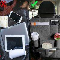 ◐๑ Washable Useful Car Seat Back Hanging Storage Bag Fine Workmanship Seat Storage Bag Large Capacity Interior Accessories