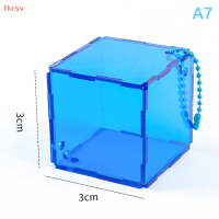 จี้อะคริลิครูประเป๋าพวงกุญแจแบบสร้างสรรค์แบบ DIY ทรงลูกบาศก์ใส3D ของ JIANI อุปกรณ์สร้อยคอเชือกสำหรับเป็นของขวัญของนักเรียน