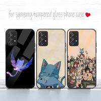 【Sell Well】FDD อะนิเมะ Fairy Tail โทรศัพท์กรณีกระจกนิรภัยสำหรับ Samsung S20 S21 S22 S30 Pro Plus S7Edge S8 S9 S10E Funda Cover