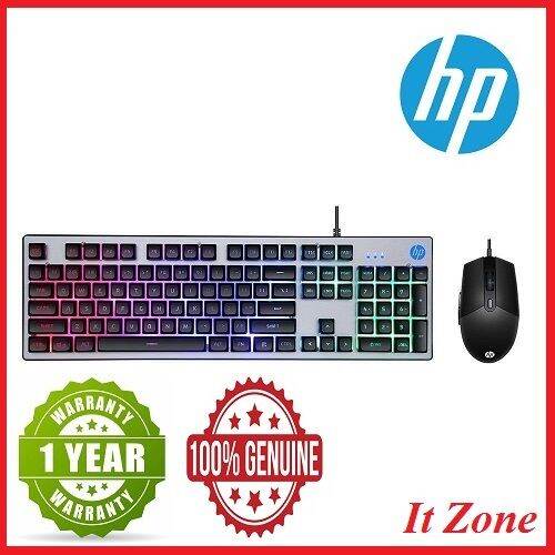 HP KM300F GAMING KEYBOARD AND MOUSE COMBO SET METAL PANEL COLORFUL