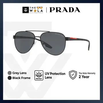 GENUINE PRADA SUNGLASSES With Original Box & Case Used Only Once . £200.00  - PicClick UK