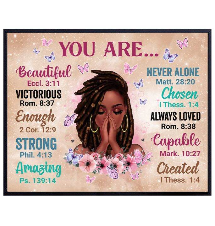 African American Wall Art Christian Gifts For Women African Americans ...