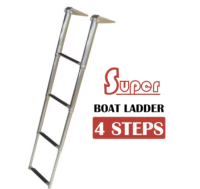 Super บันได สเตนเลส บันไดเรือ บันไดสระว่ายน้ำ Boat Ladder (4steps) (มีสินค้าพร้อมส่ง)