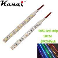 Led Strip 5pcs DC12V 5050 10cm 6leds 30cm 18LED Strip Light No-Waterproof Led Tape Flexible Strip Light Tira Home Decor Lamp Car Lamp