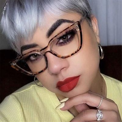 TR90 Anti UV Computer Glasses Eyewear Non Prescription Frame Cat Eye Blue Light Glasses Women Glasses