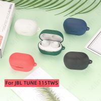 Silicone Protective Case for JBL Tune 115TWS Earphone Wireless Bluetooth Charging Box for JBL Tune 115 TWS Earbuds Skin Cover Wireless Earbud Cases