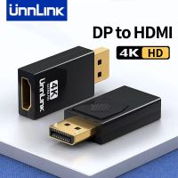 Unnlink 4K DP to HDMI Adapter Laptop Computer Host to Projector TV Monitor