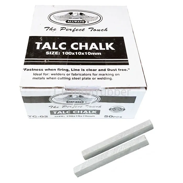 ชอล์คขีดเหล็ก TALC CHALK ร้านขายส่ง (กล่องละ 50 แท่ง) ของแท้100 Lazada.co.th