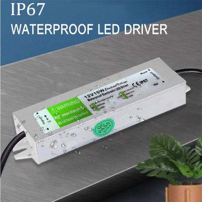 Waterproof  LED Driver IP67 Power Supply DC 12V Lighting Transformers 20W 30W 45W  LED  Led Adapter For Outdoor Led Strip Light Electrical Circuitry P