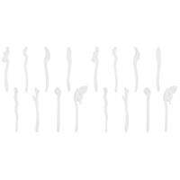 16Pcs Clear Hairpin Mould Hair Stick Silicone Mould Molds for Resin Jewelry Resin Hair Pin Making DIY Craft