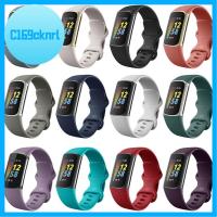 C169CKNRL Fitbit Charge 5ชิ้นสายซิลิโคนกันเหงื่อสายรัดข้อมือแบบปลดออกได้อย่างรวดเร็วอุปกรณ์สายนาฬิกาสำหรับเล่นกีฬา