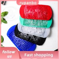 RUPANBO039392692 ไอศครีม เกรดอาหาร 160 กริด ซิลิโคน แม่พิมพ์สี่เหลี่ยมเล็ก เครื่องทำน้ำแข็ง ถาดน้ำแข็ง ก้อนน้ำแข็งขนาดเล็ก