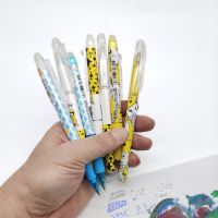 【living stationery】3ชิ้น/ล็อต Erasable Gel0.5mm สีดำ/หมึกสีฟ้า Push/ดึงสองรูปแบบการเขียน Magical NeutralSchool เครื่องเขียน