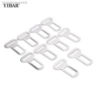 ✧☏❉ 10pcs Pet Seat Belt Buckle Pet Dog Cat Car Seat Belt Safety Attachment Buckle Vehicle Seatbelt Harness Buckle Metal