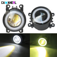 2 X Car Fog Light Assembly LED Angel Eye Daytime Running Lamp DRL 30W For Dacia Duster Logan Solenza Sandero Lincoln Mazda Scion