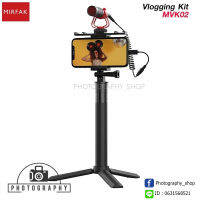 ชุดทำ Vlog MIRFAK VLOGGING KIT STARTER MVK02 รองรับโทรศัพท์มือถือ ตั้งแต่ขนาด56-84mm รับประกัน 1 ปี