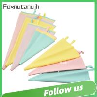 FOXNUTANUJH ตกแต่ง อุปกรณ์เบเกอรี่ เครื่องมือเค้ก คัพเค้ก sugarcraft นำกลับมาใช้ใหม่ได้ กระเป๋าขนมครีม ซิลิโคน กระเป๋าใส่ท่อไอซิ่ง