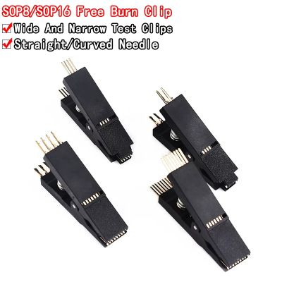 ✵ Programmer Testing Clip SOP8 SOP16 SOP SOIC 8 SOIC 16 SOIC8 SOIC16 SOIC8 DIP16 DIP 8 Pin DIP 16 Pin IC Test Clamp without cable