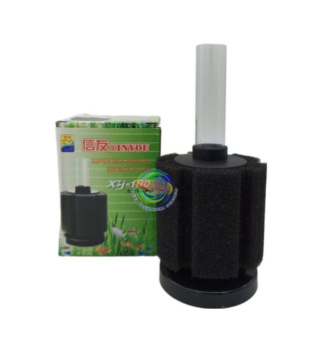 xinyou-xy-180-xy-280-xy-380-กรองฟองน้ำ-กรองในตู้ปลา-sponge-filter-ใช้ต่อกับปั๊มลม-ช่วยกรองให้น้ำใส