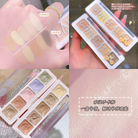 Erya Shop Youliyoula 5สีขนาดกะทัดรัดห้าสี Seluruh Wajah คอนซีลเลอร์ปกปิดจุดด่างดำให้ความชุ่มชื้นผงที่ไม่ใช่บัตรเพื่อปกปิดรอยคล้ำทาสิวรอยฉีกขาดแต่งหน้า Seluruh Wajah พกพาได้