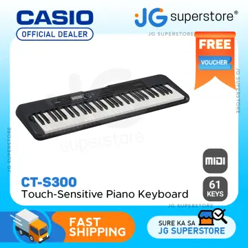 Casio CT-S200BK-FA Casiotone 61-Key Electronic Keyboard - Black –  GuitarPusher