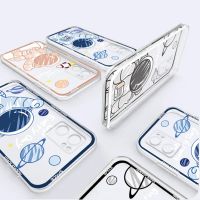 Suitable For Street Wear Astronaut Transparent TPU Phone Case Silicone Protective iPhone 14 Pro Max Mini 13 12 11 XS XR X 8 Plus 7 6S 6