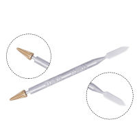 MIUSIE Dual Head Brass Head Leather Edge Oil Gluing Dye Pen Applicator Speedy Paint Roller Tool for Leather Craft Tools Double