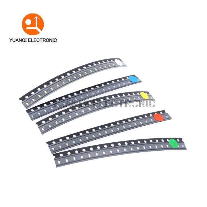 4000pcs 0603 SMD LED White Red Blue Yellow Green Orange Warm White Pink Purple RGB Light Emitting Diode Electrical Circuitry Parts