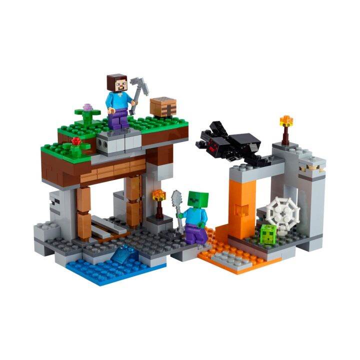 lt-ของแท้-พร้อมส่ง-gt-lego-minecraft-21166-21165-the-abandoned-ชุดของเล่นเสริมพัฒนาการเด็ก-สินค้าพร้อมส่ง