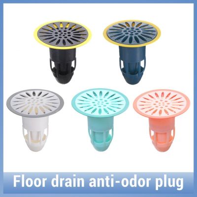 Hair Filter Sink Anti-blocking Strainer Bathtub Shower Floor Drain Stopper Silicone Deodorant Plug Accessories